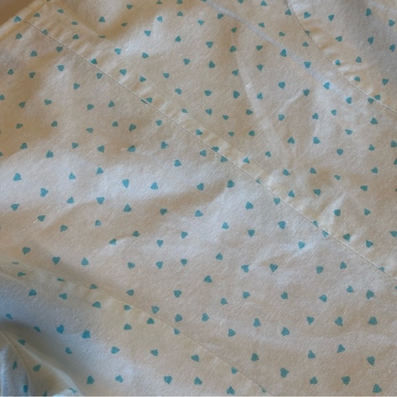 VINTAGE AMY TOO! White‎ and Blue Polka Dot Ruffled Girls Dress 80s 90s Size 12 - Picture 6 of 14